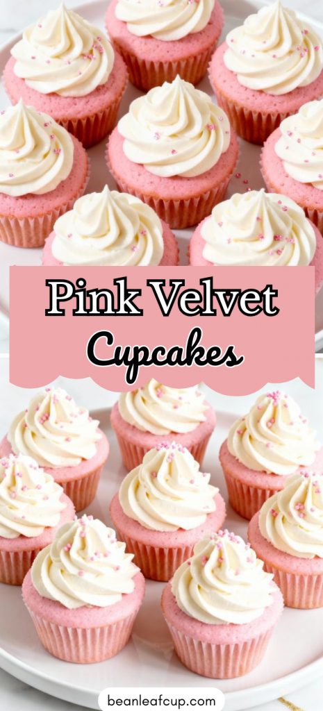 Pink Velvet Cupcakes