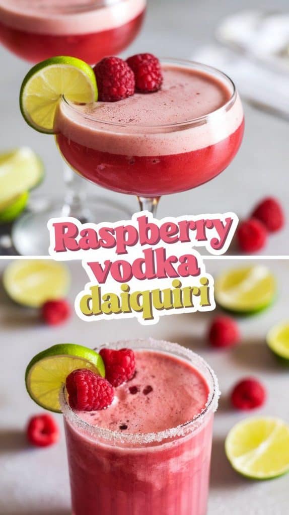 Raspberry Vodka Daiquiri