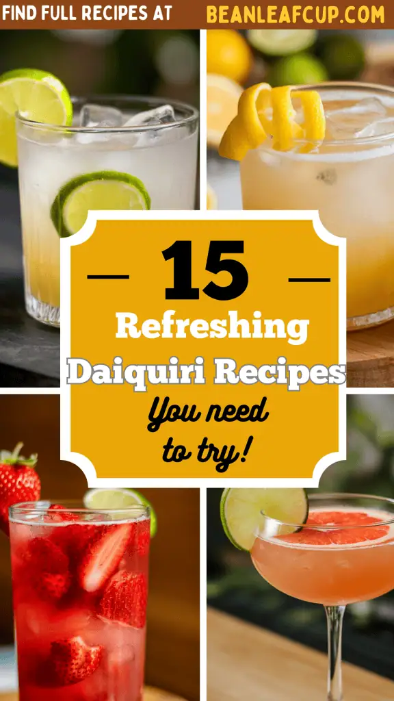 Refreshing Daiquiri Recipes