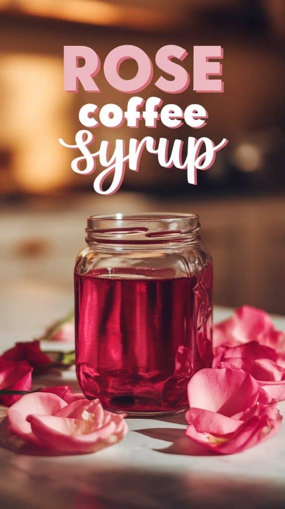 Rose Coffee Syrup
