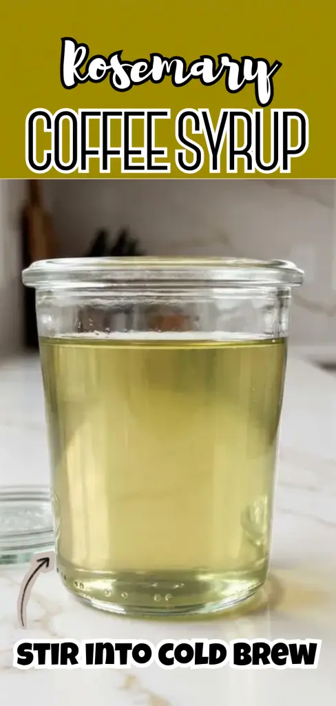 Rosemary Coffee Syrup