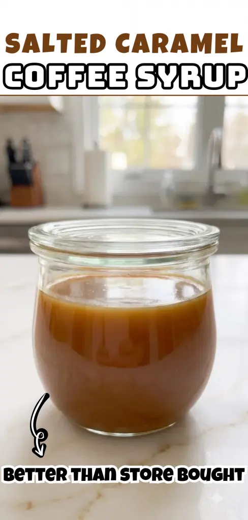 Salted Caramel Coffee Syrup