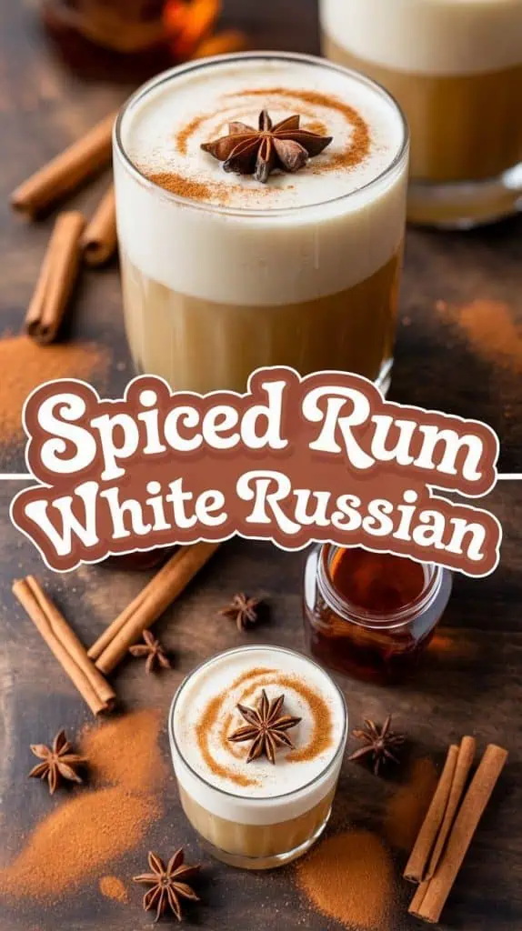 Spiced Rum White Russian