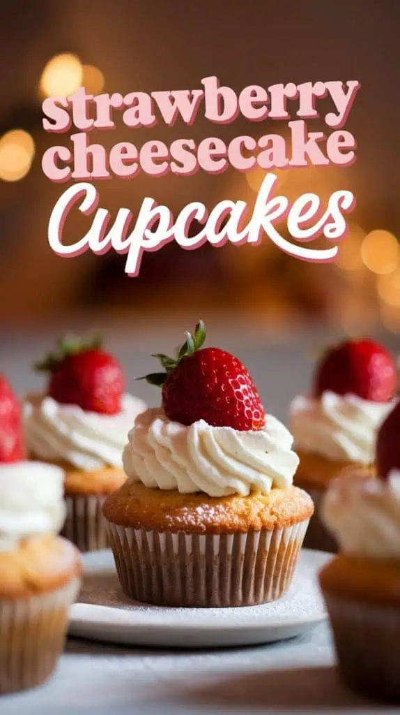 Strawberry Cheesecake Cupcakes