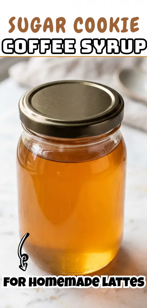 Sugar Cookie Coffee Syrup