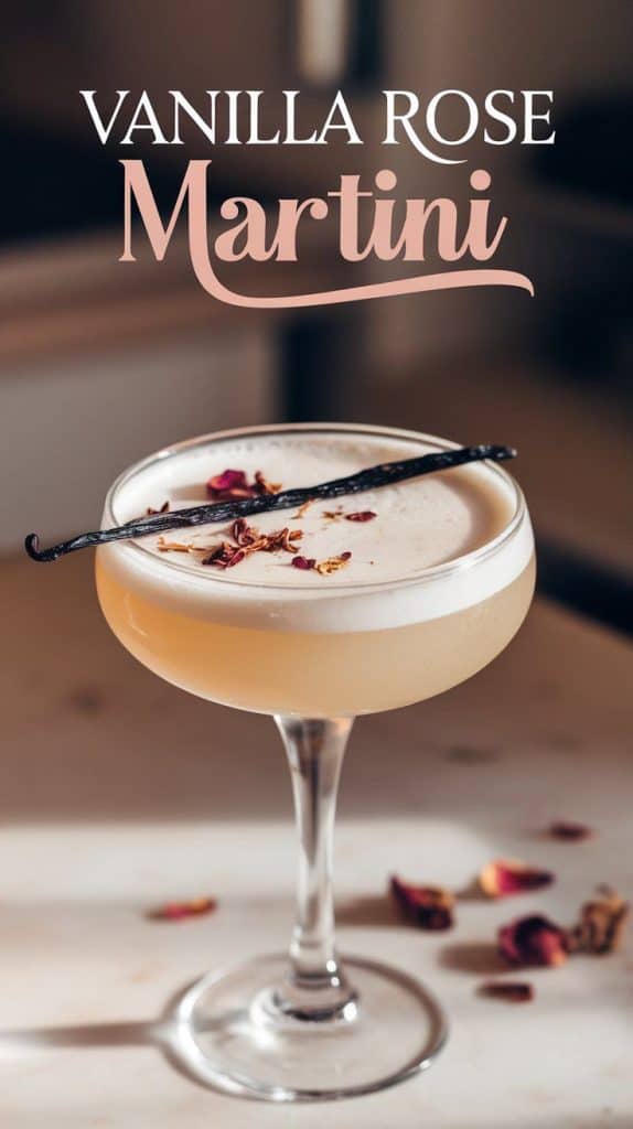 Vanilla Rose Martini