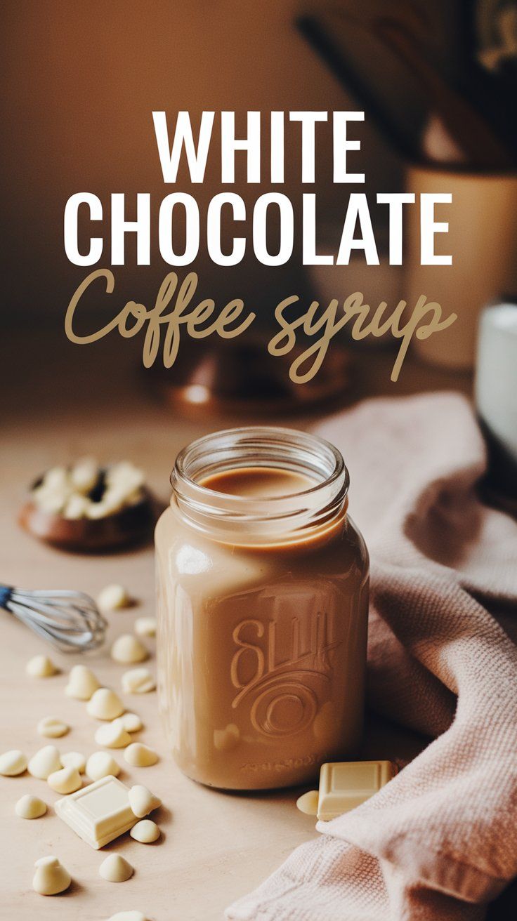 White Chocolate Coffee Syrup