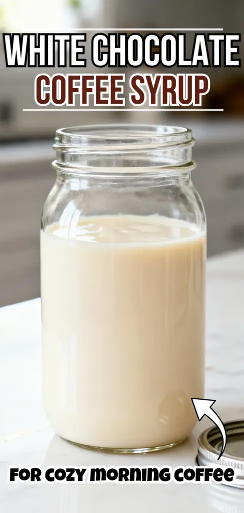 White Chocolate Coffee Syrup