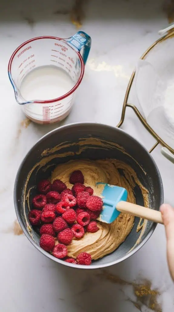 White Chocolate Raspberry Cupcakes