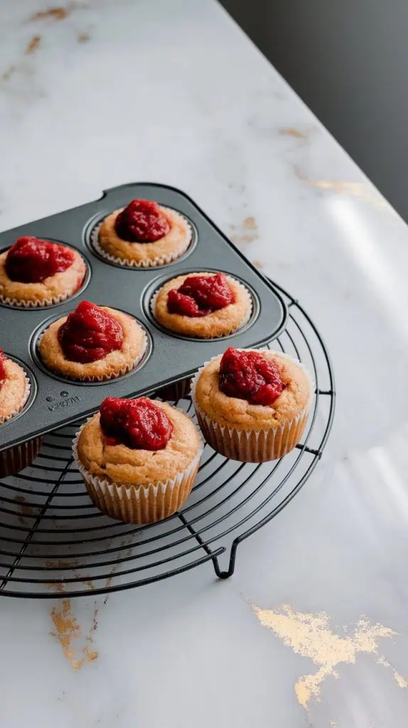Strawberry Swirl Cupcakes