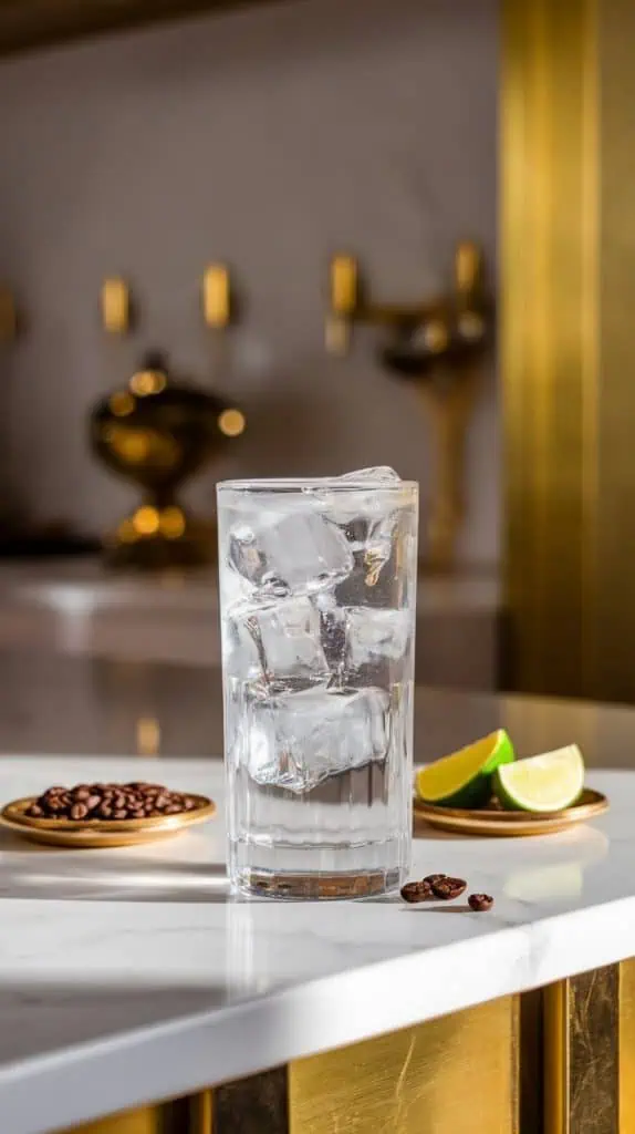 Keto Espresso Tonic Iced Coffee