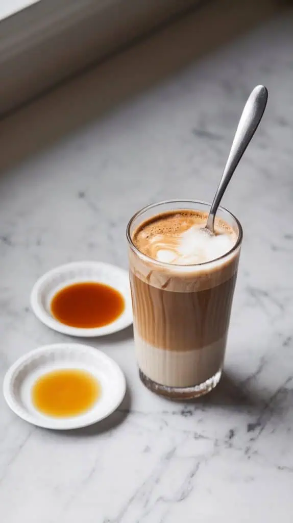Keto Caramel Macchiato Iced Coffee