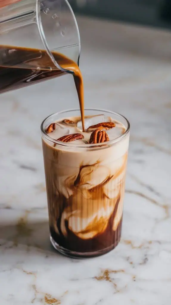 Keto Butter Pecan Iced Coffee