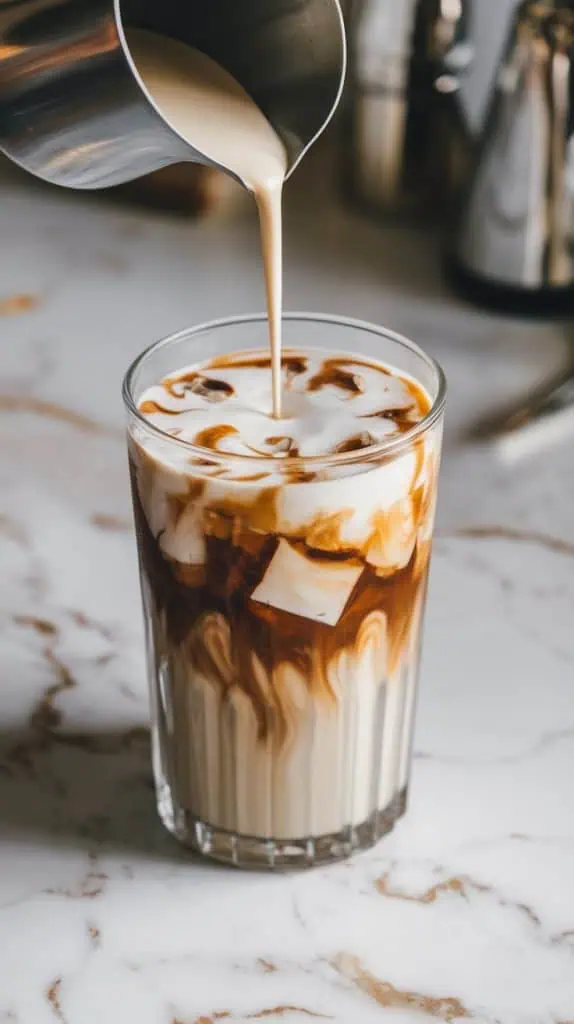Keto Salted Caramel Iced Coffee