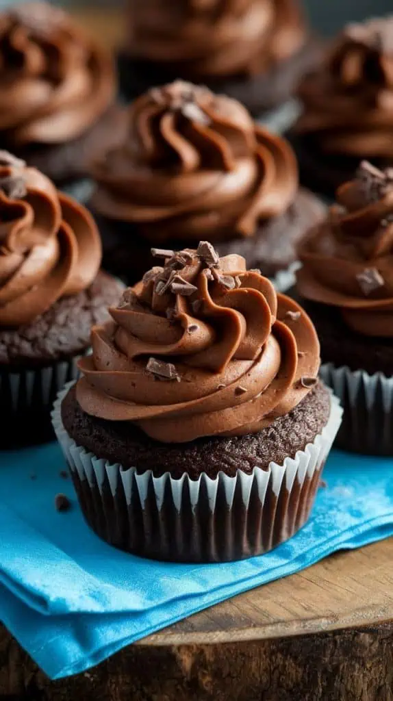 Triple Chocolate Cupcakes