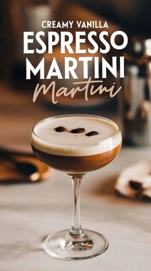 Creamy Vanilla Espresso Martini