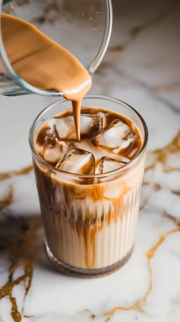 Keto Peanut Butter Iced Coffee