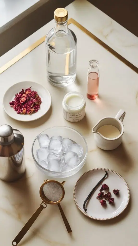 Vanilla Rose Martini