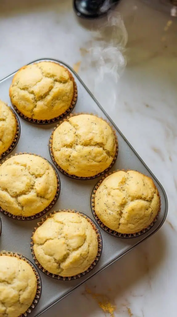 Meyer Lemon Poppy Seed Muffins