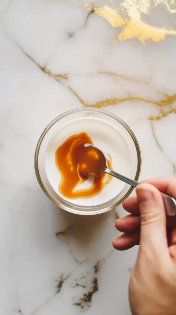 Keto Salted Caramel Iced Coffee