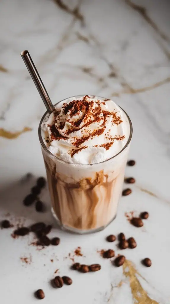 Keto Coconut Mocha Iced Coffee