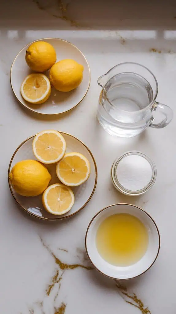 Meyer Lemon Marmalade ingredients