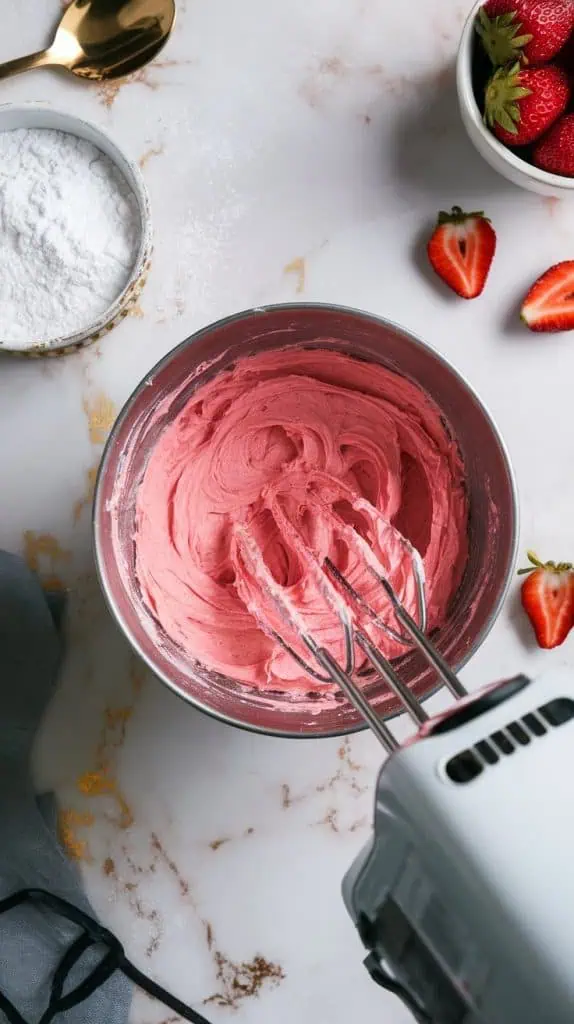 Chocolate Covered Strawberry Cupcakes