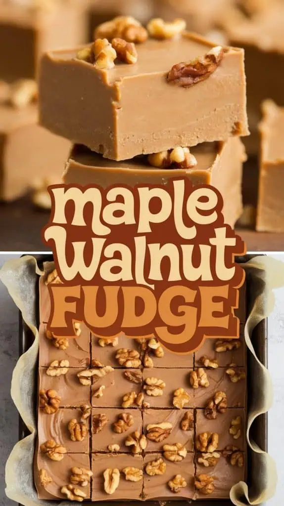 Maple Walnut Fudge