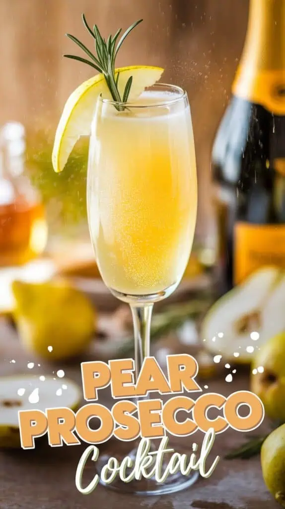 Pear Prosecco Cocktail