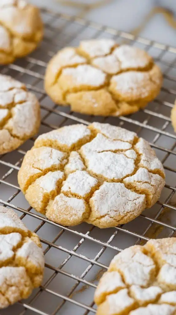 Meyer Lemon Crinkle Cookies