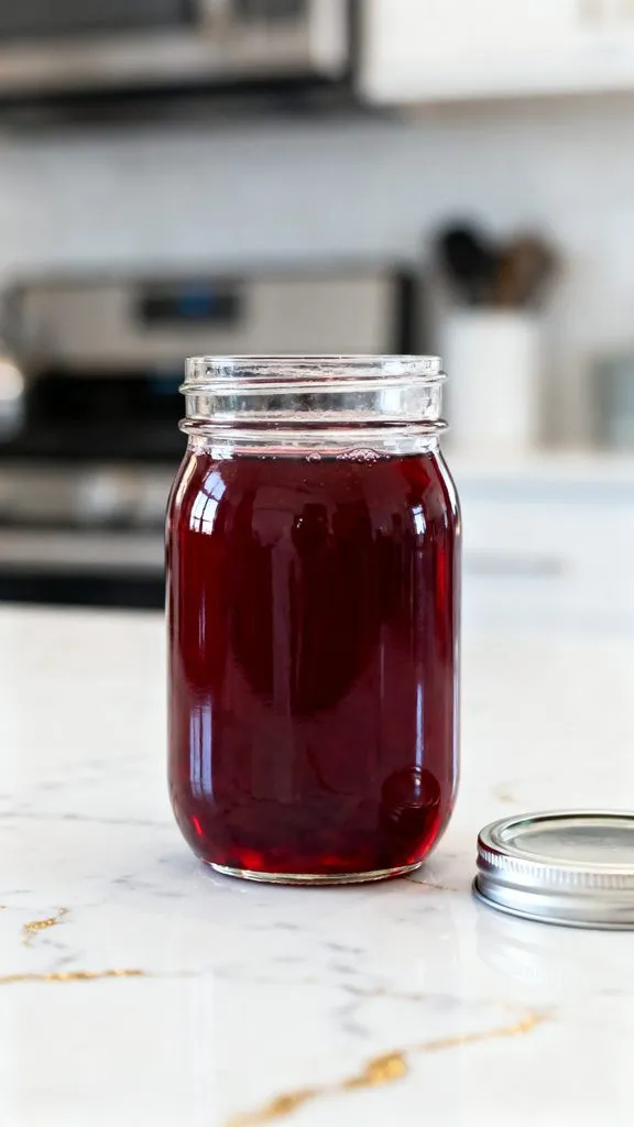 Hibiscus Coffee Syrup