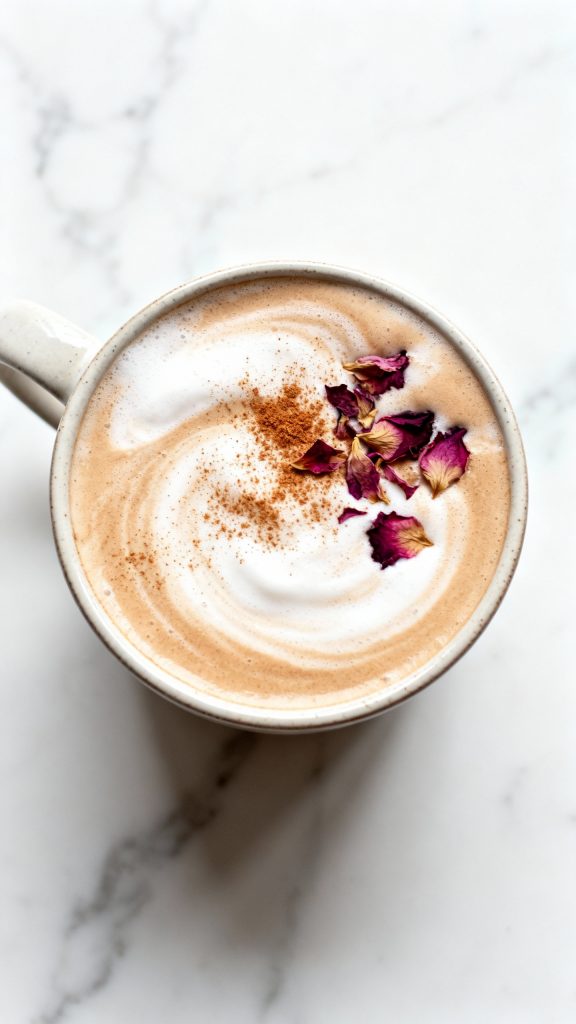 Cinnamon Rose Latte
