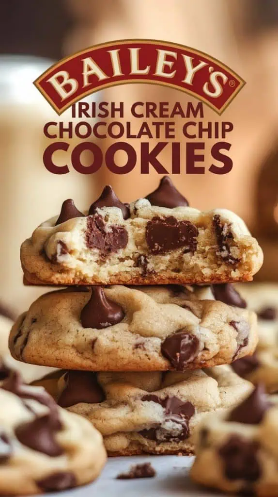 Baileys Irish Cream Chocolate Chip Cookies