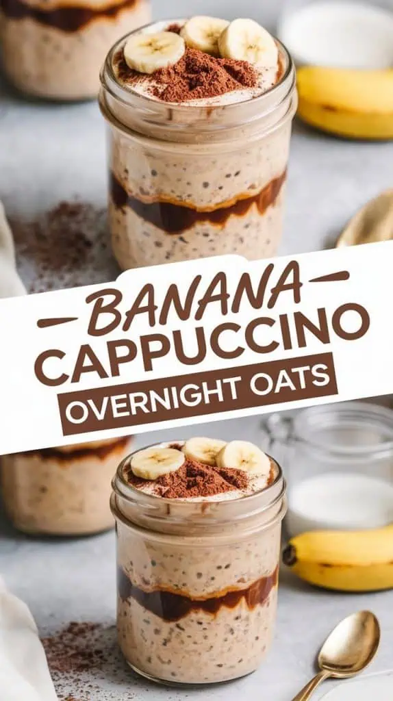 Banana Cappuccino Overnight Oats