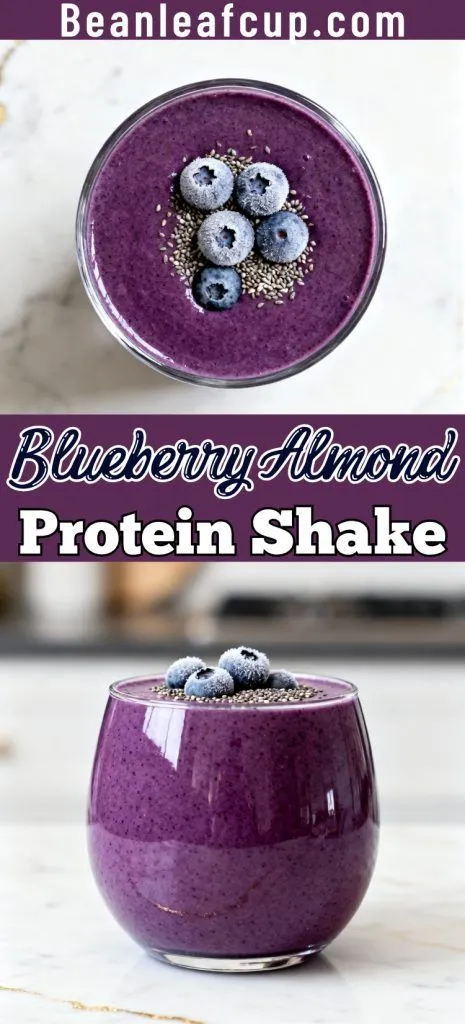 Blueberry Almond Protein Smoothie