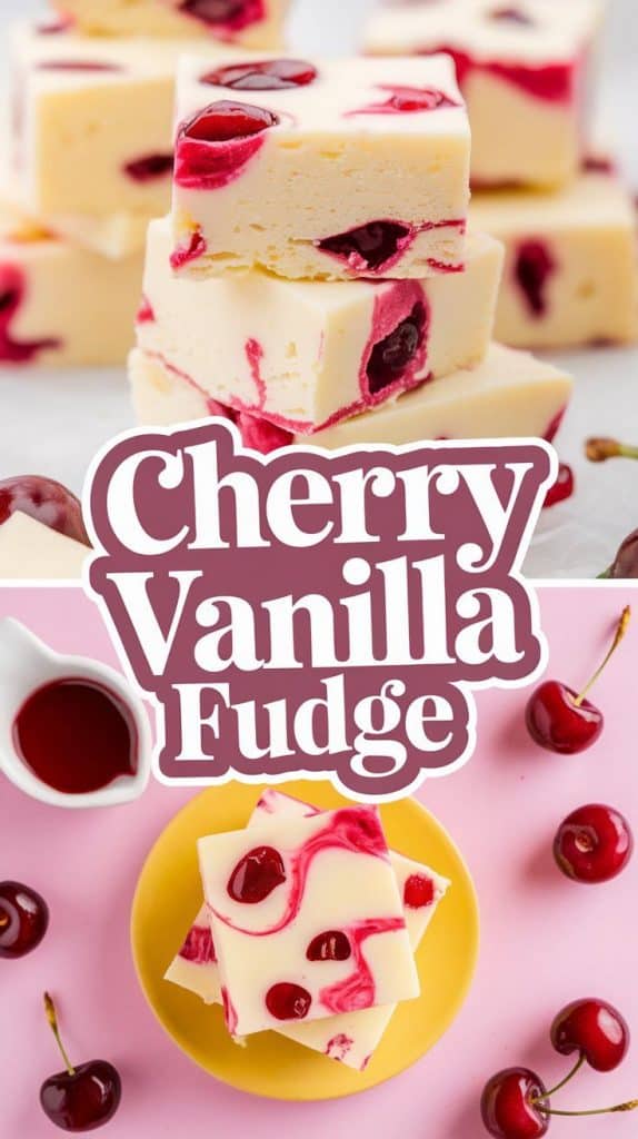 Cherry Vanilla Fudge