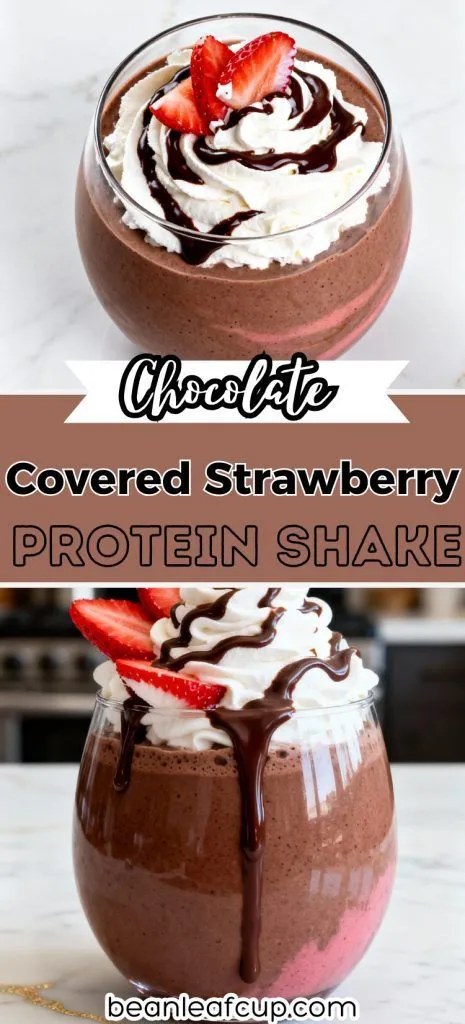 Chocolate Covered Strawberry Protein Shake