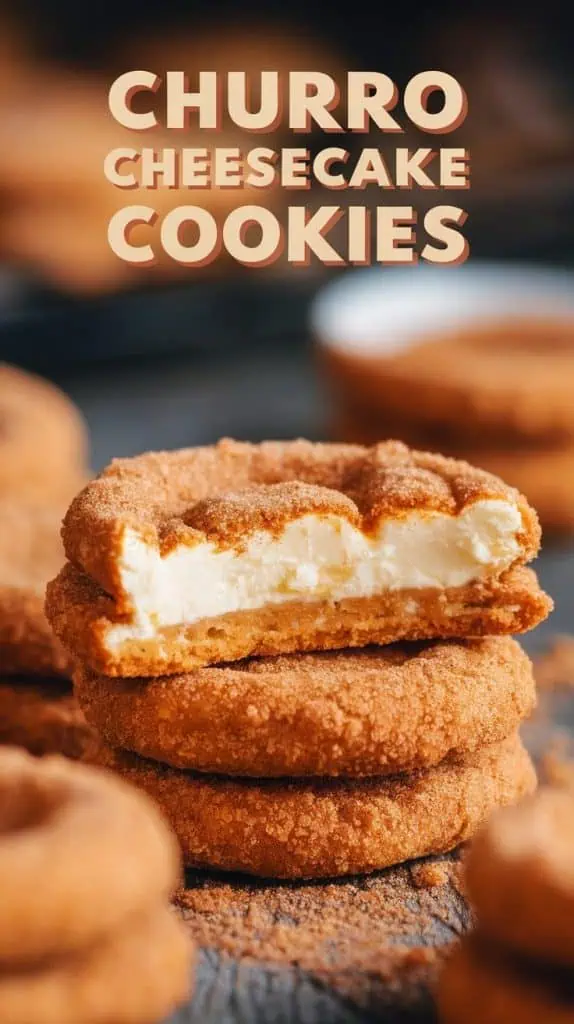 Churro Cheesecake Cookies