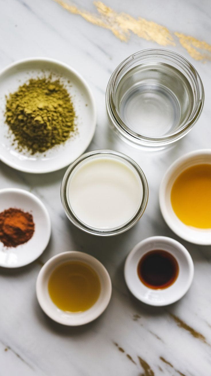 Cinnamon Matcha Latte