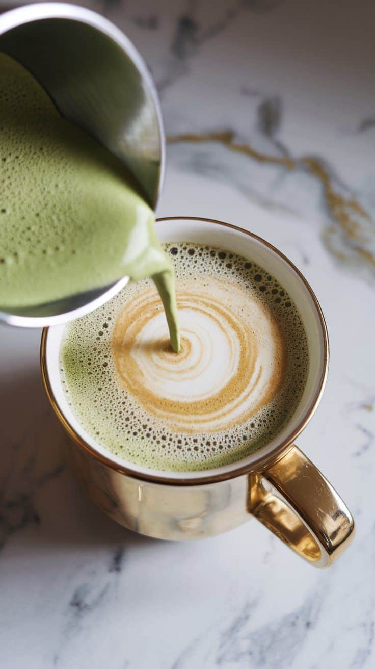 Cinnamon Matcha Latte