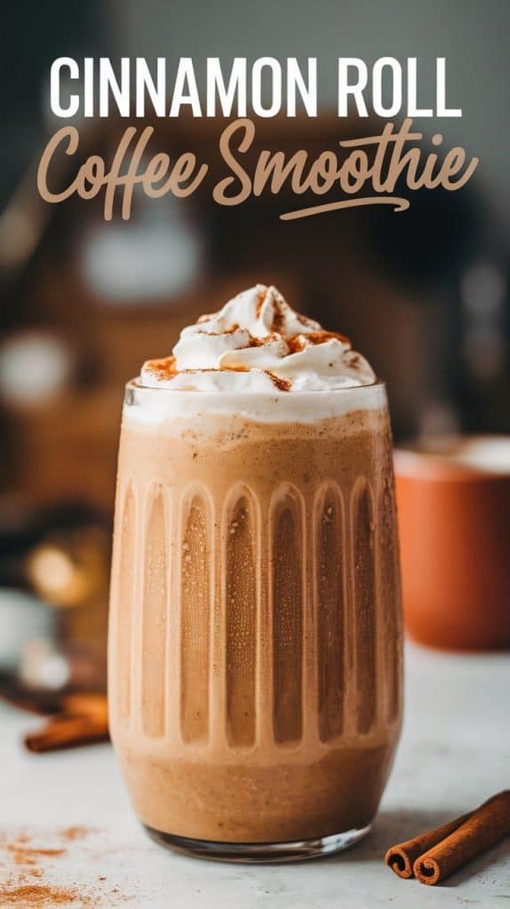 Cinnamon Roll Coffee Smoothie