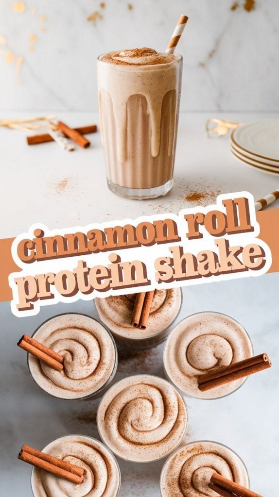 Cinnamon Roll Protein Shake