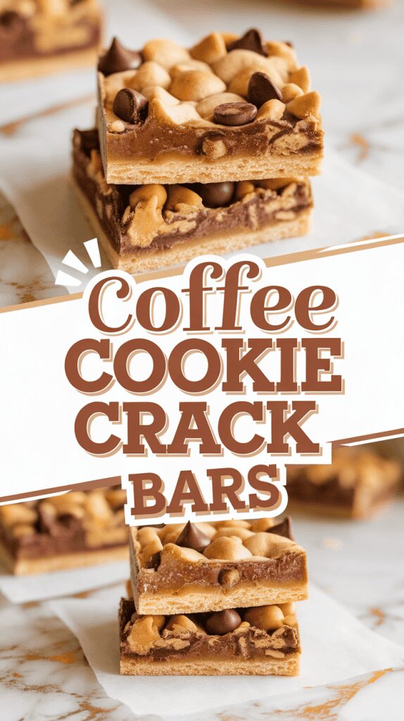 Coffee Cookie Crack Bars