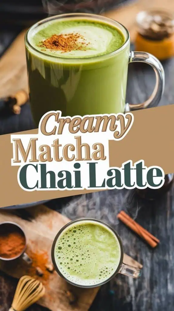 Creamy Matcha Chai Latte