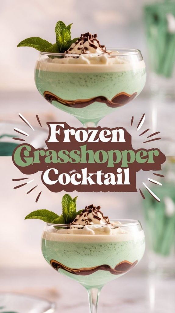 Frozen Grasshopper Cocktail