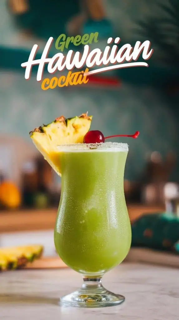 Green Hawaiian Cocktail