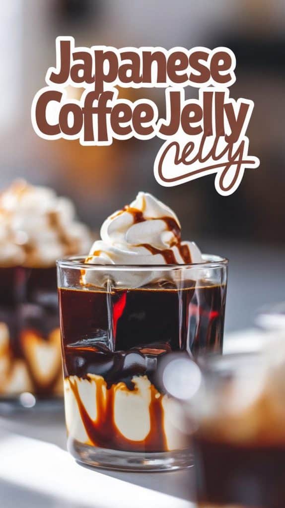 Japanese coffee jelly