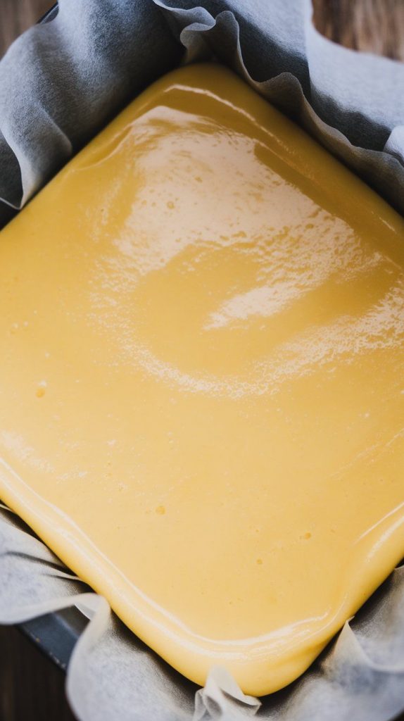 A super close-up shot of a baking dish covered with plastic wrap, resting in the fridge