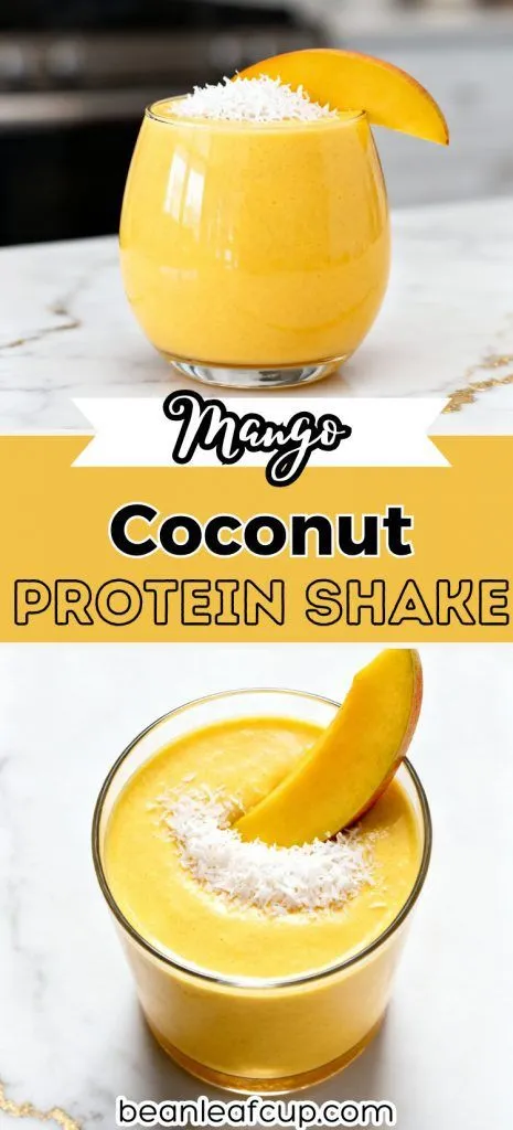 Mango Coconut Protein Shake