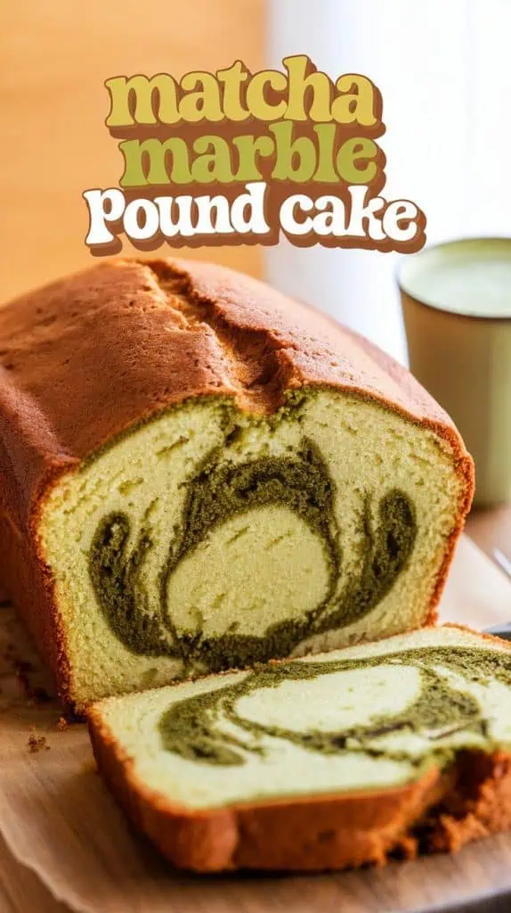 Matcha Marble Pound Cake 3
